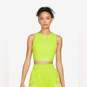Lime Green Nike Air Tank